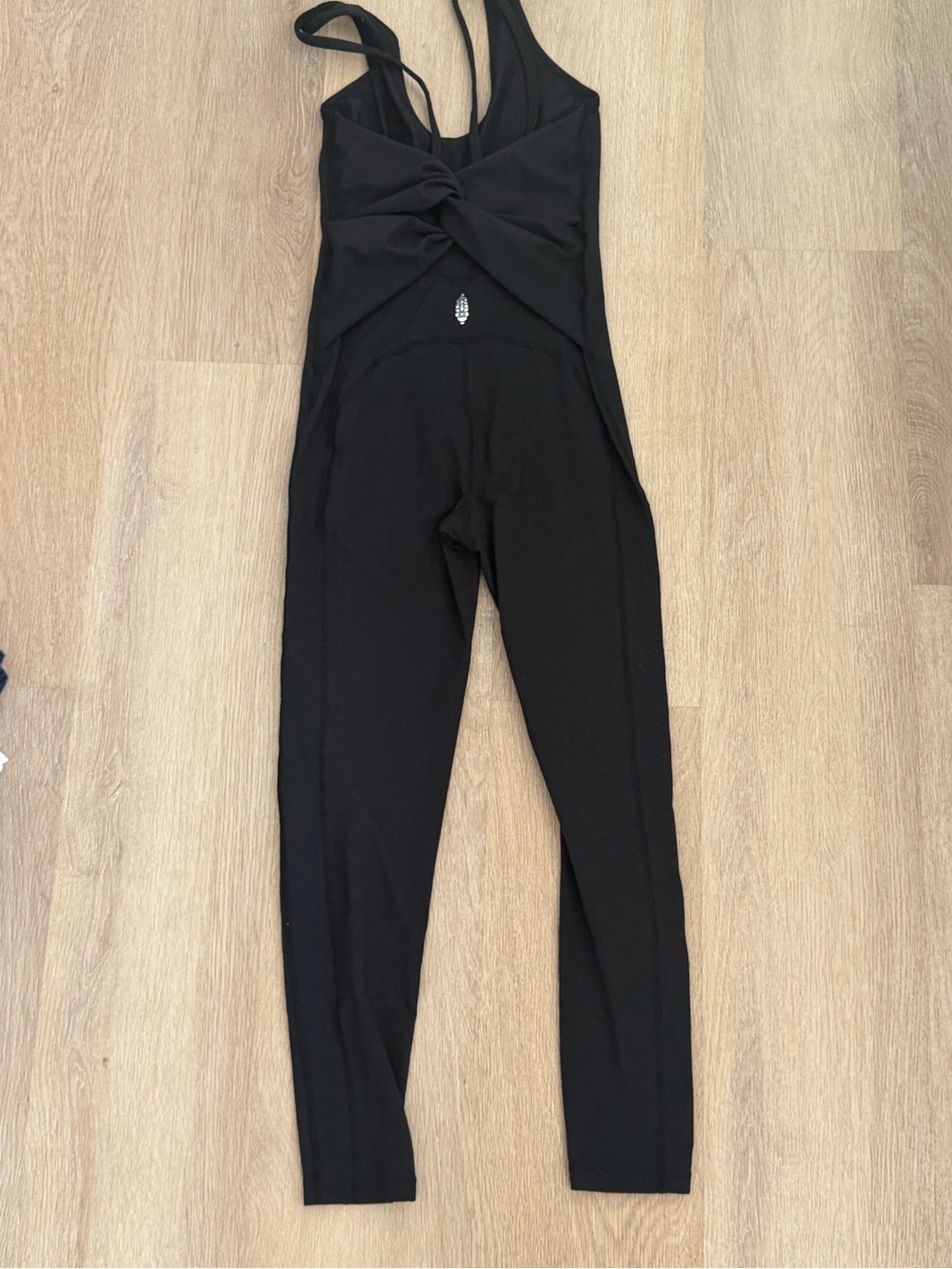 FP Movement Black Twist-Front Jumpsuit/Onesie